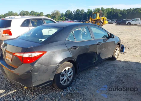 2015 Toyota Corolla L from USA, damaged, VIN 2T1BURHE0FC232615
